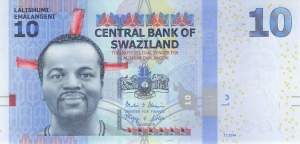 10 Emalangeni p.36b 2014